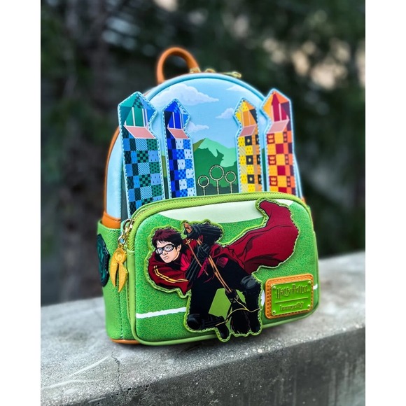 Loungefly Harry Potter Quidditch Mini Backpack - Picture 1 of 12